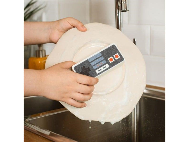 Thumbs Up! Retro Controller Sponges Set of 2 with Scourer