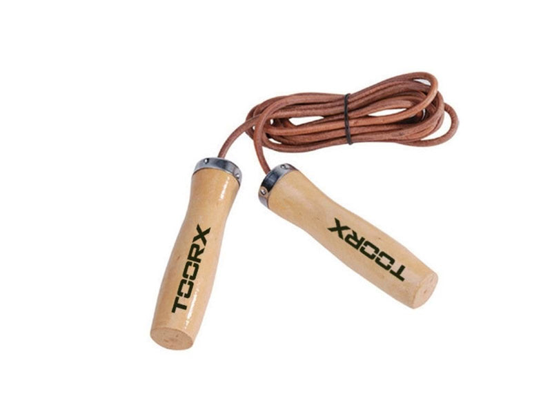 Toorx Jumprope Leather W. Woodhandle