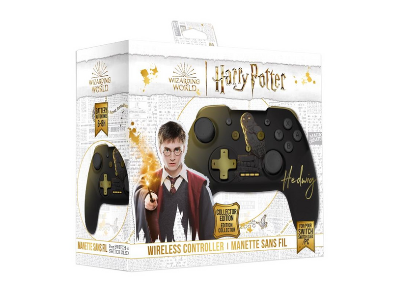 Trade Invaders Harry Potter - Hedwig (Black) - Wireless Controller - Nintendo Switch