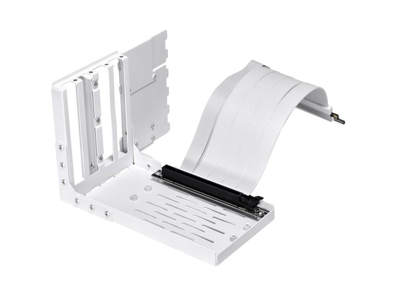 Lian Li VG4-4-V2W Universal 4-slots Vertical GPU PCI-E 4.0 riser - White