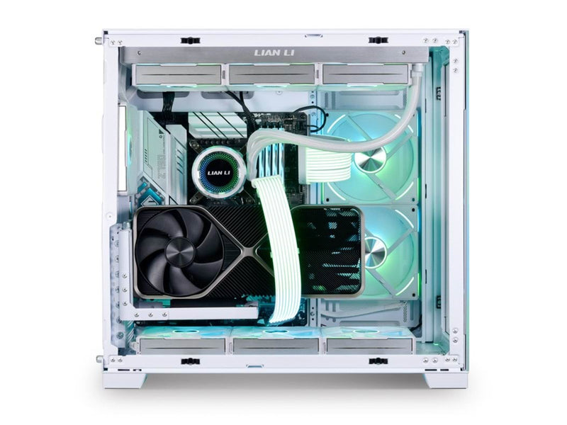 Lian Li VG4-4-V2W Universal 4-slots Vertical GPU PCI-E 4.0 riser - White