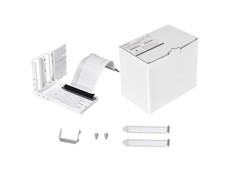 Lian Li VG4-4-V2W Universal 4-slots Vertical GPU PCI-E 4.0 riser - White