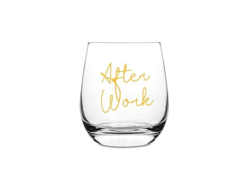 Thumbs Up! Before Work After Work Mug & Wine Mug & Glass Set
