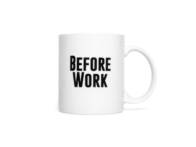 Thumbs Up! Before Work After Work Mug & Wine Mug & Glass Set