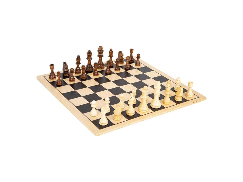 Small Foot - Wooden Chess and Checkers XL