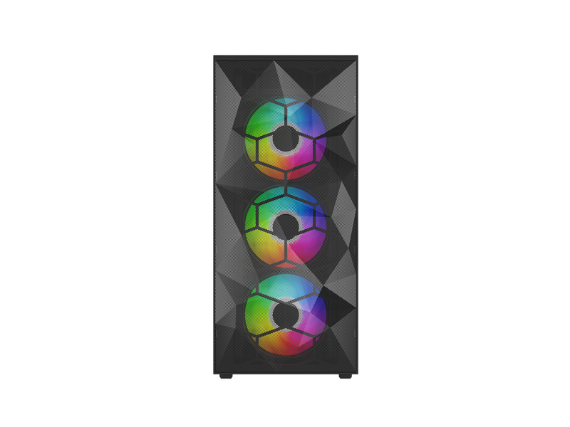 DUTZO C330 TG RGB - Gehäuse - Miditower - Schwarz