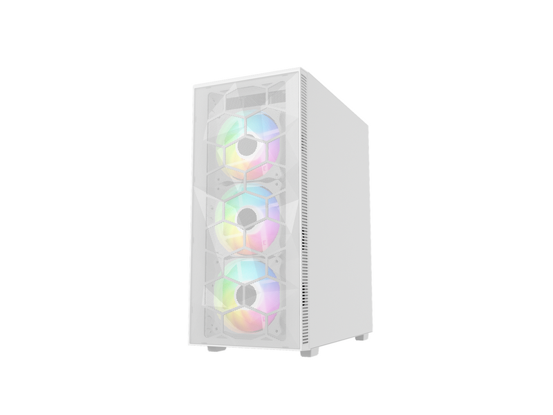 DUTZO C330 TG RGB - Gehäuse - Miditower - Weiß