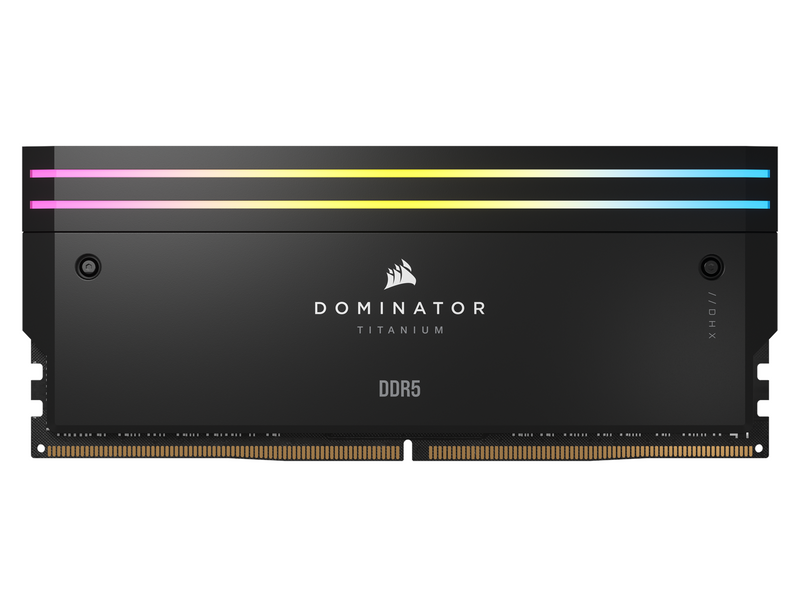 Corsair Dominator Titanium DDR5-6000 - 32GB - CL30 - Dual Channel (2 pcs) - Intel XMP - Schwarz mit RGB