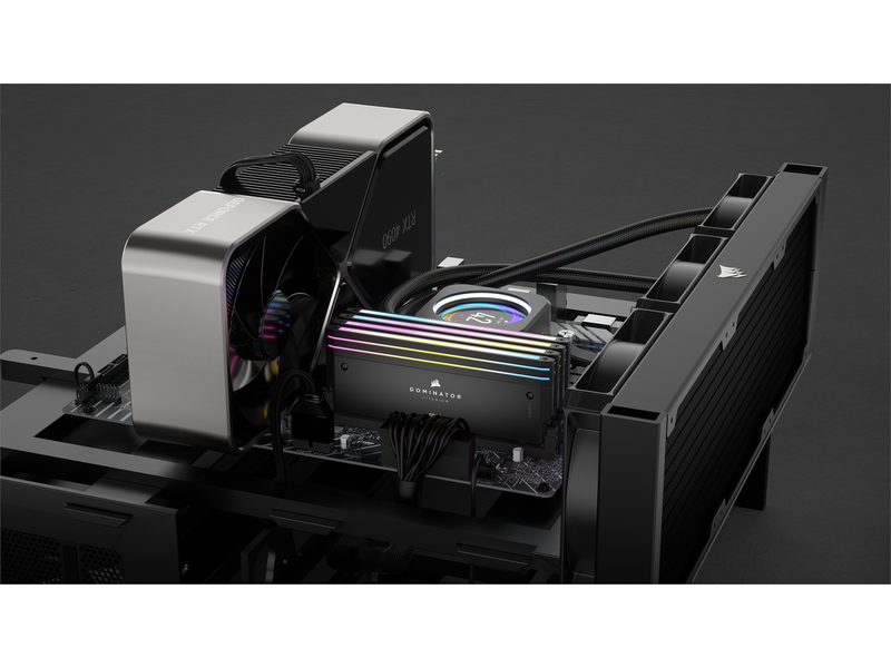 Corsair Dominator Titanium DDR5-6000 - 32GB - CL30 - Dual Channel (2 pcs) - Intel XMP - Schwarz mit RGB
