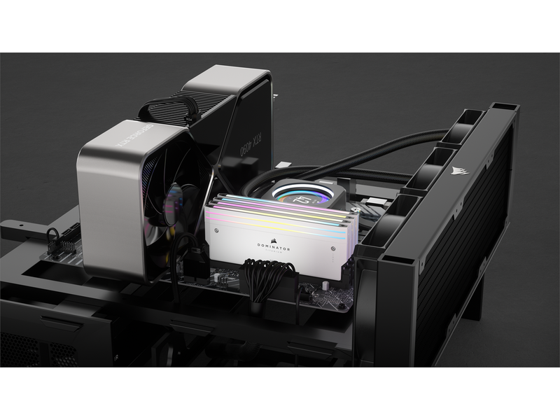 Corsair Dominator Titanium DDR5-6000 - 32GB - CL30 - Dual Channel (2 pcs) - Intel XMP - Weiß mit RGB