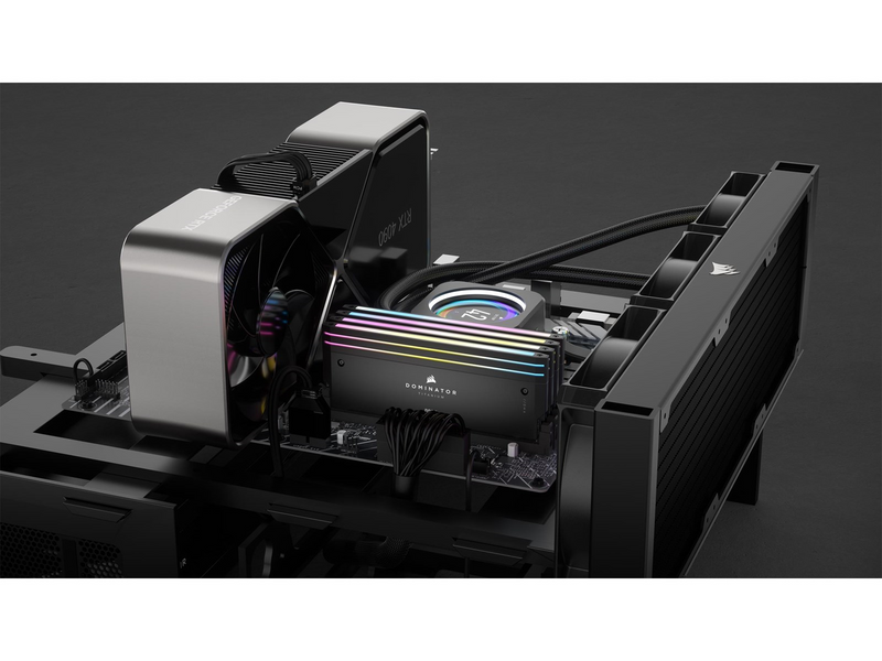 Corsair Dominator Titanium DDR5-6000 - 64GB - CL30 - Dual Channel (2 pcs) - Intel XMP - Schwarz mit RGB