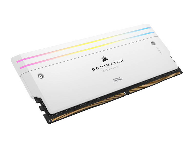 Corsair Dominator Titanium DDR5-6000 - 64GB - CL36 - Quad Channel (4 pcs) - Intel XMP - Weiß mit RGB