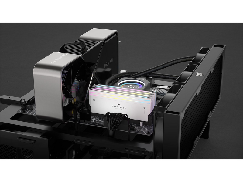 Corsair Dominator Titanium DDR5-6400 - 96GB - CL32 - Dual Channel (2 pcs) - Intel XMP - Weiß mit RGB