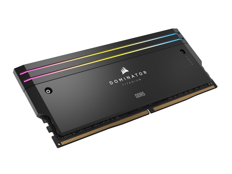 Corsair Dominator Titanium DDR5-6600 - 32GB - CL32 - Dual Channel (2 pcs) - Intel XMP - Schwarz mit RGB