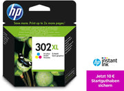 HP Original 302XL Druckerpatrone - cyan, magenta, gelb (F6U67AE)