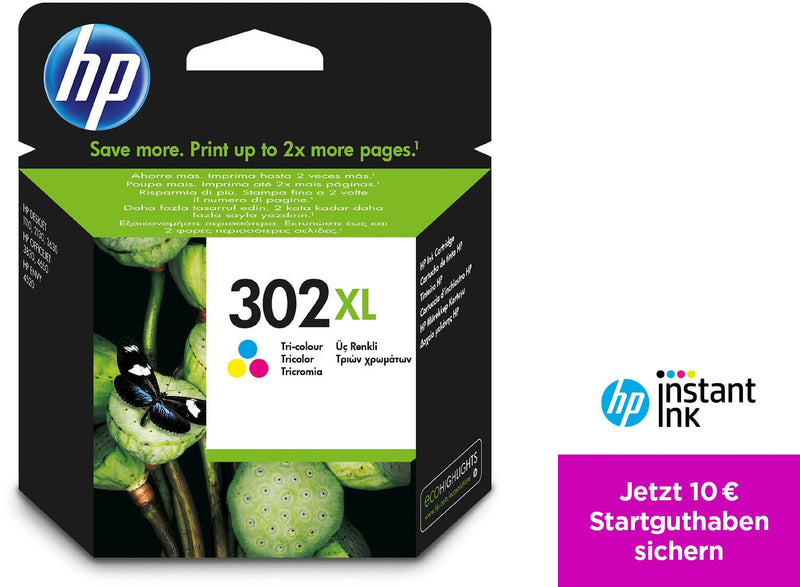 HP Original 302XL Druckerpatrone - cyan, magenta, gelb (F6U67AE)