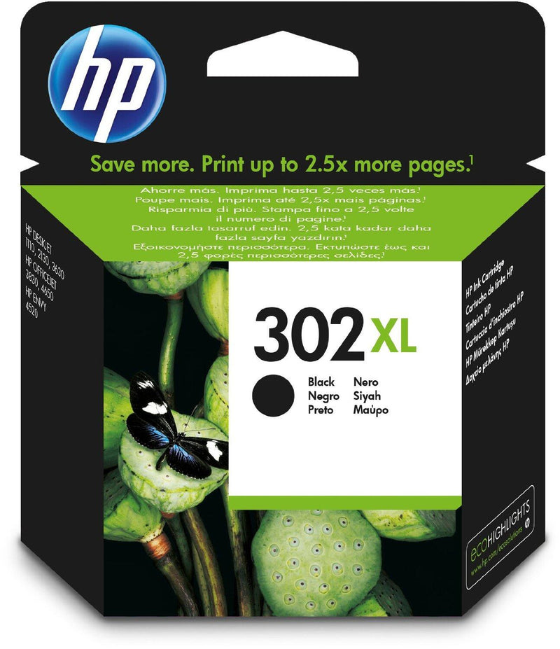 HP Original 302XL Druckerpatrone - schwarz (F6U68AE)