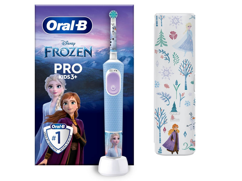 Oral-B Elektrische Zahnbürste Vitality Pro Kids Frozen + case