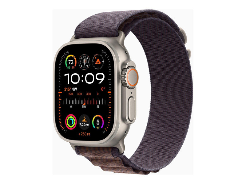 Apple Watch Ultra 2 GPS + Cellular 49mm - Titanium Case with Indigo Alpine Loop - Large