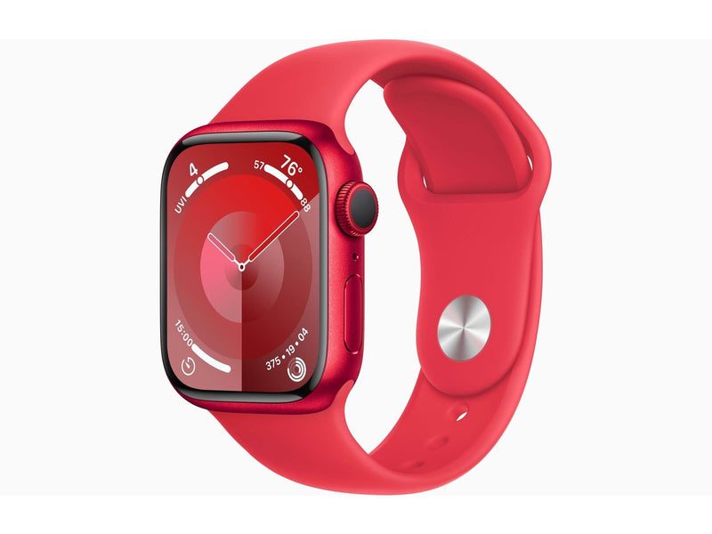 Apple Watch Series 9 GPS 41mm - (PRODUCT)RED Aluminium Case with (PRODUCT)RED Sport Band - S/M