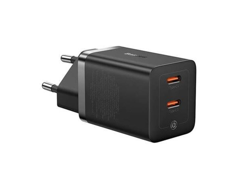 Baseus 40W 2xUSB-C Wall Charger GaN5 - Black