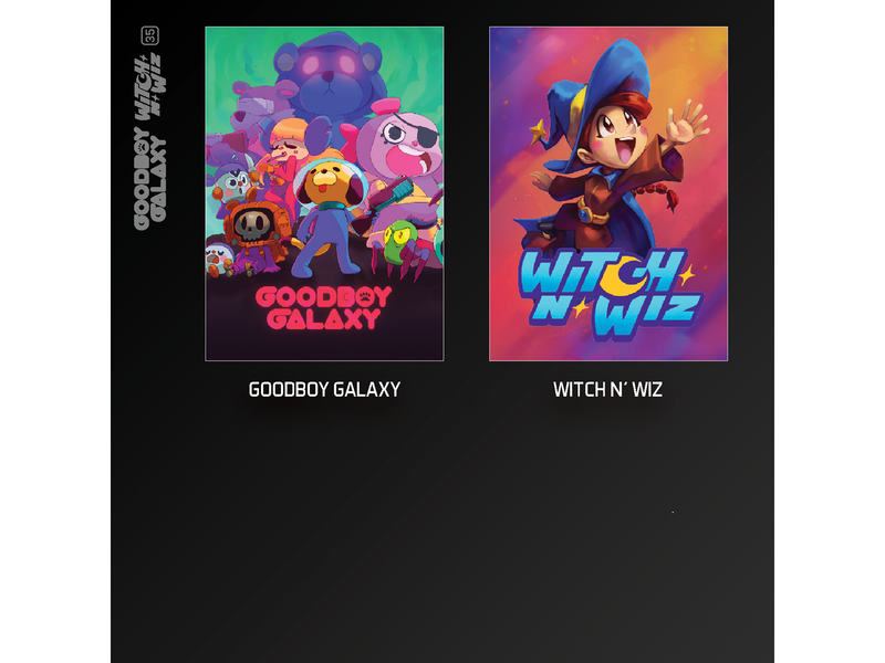 Goodboy Galaxy/Witch n' Wiz - Evercade - Retro - PEGI 3