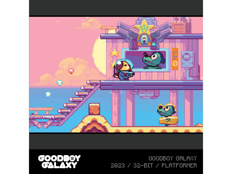 Goodboy Galaxy/Witch n' Wiz - Evercade - Retro - PEGI 3