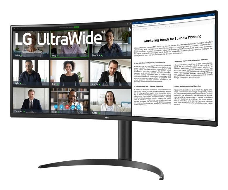 LG 34WR55QK-B Wide Quad HD Display 86,4 cm (34')