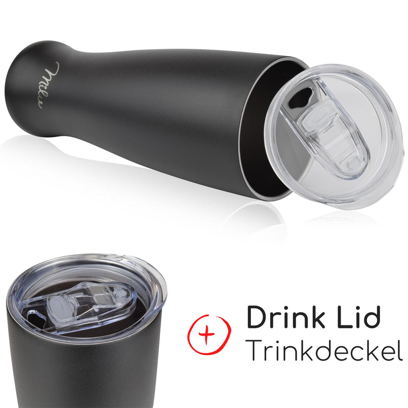 Milu Weizenbierglas - 500 ml - schwarz