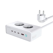 4smarts Desk Charger GaN 65W mit AC-Steckdosen, weiß