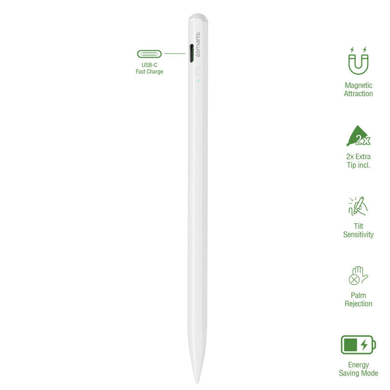 4smarts Aktiver Eingabestift Pencil Pro 3 weiss