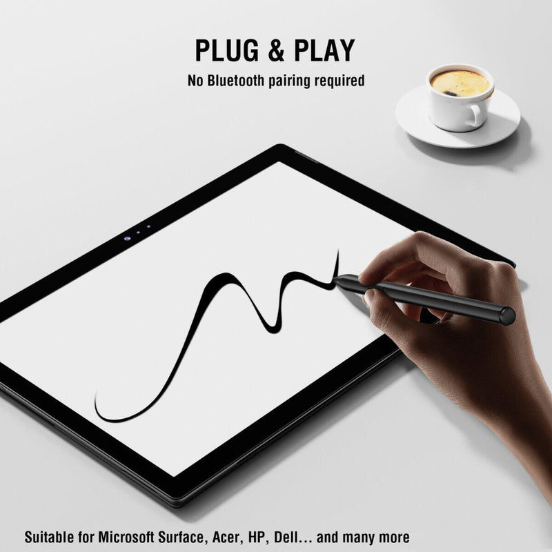4smarts Aktiver Eingabestift MPP für Surface, schwarz