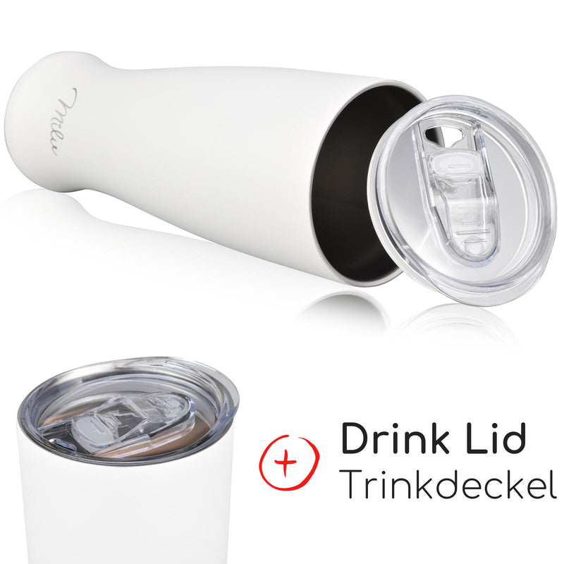 Milu Weizenbierglas - 500 ml - weiß