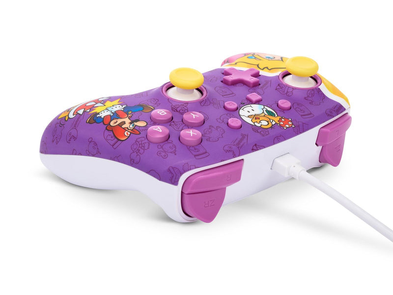 PowerA Verbesserter kabelgebundener Controller für Nintendo Switch – Princess Peach Battle - Wired Controller - Nintendo Switch