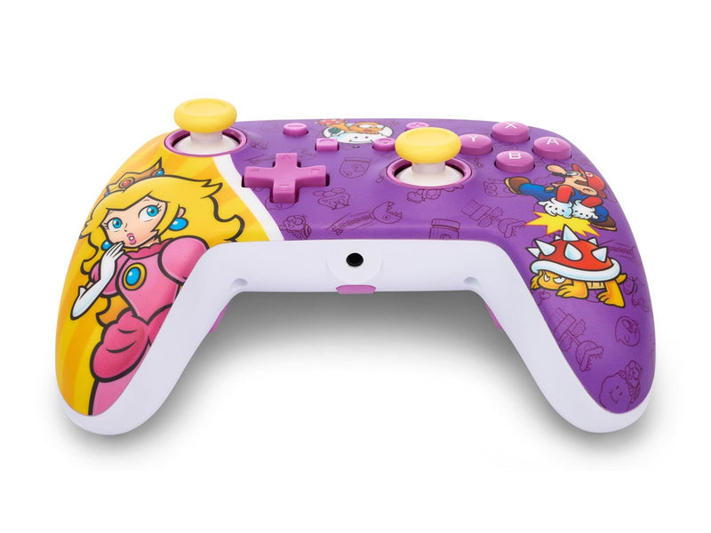 PowerA Verbesserter kabelgebundener Controller für Nintendo Switch – Princess Peach Battle - Wired Controller - Nintendo Switch
