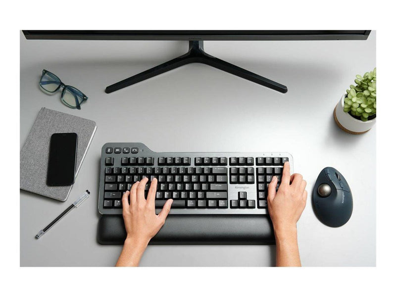 Kensington Pro Fit® Ergo TB550 Trackball - Maus (Blau)