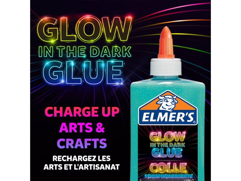 Elmer's nachtleuchtender Flüssigkleber | blau | 147 ml