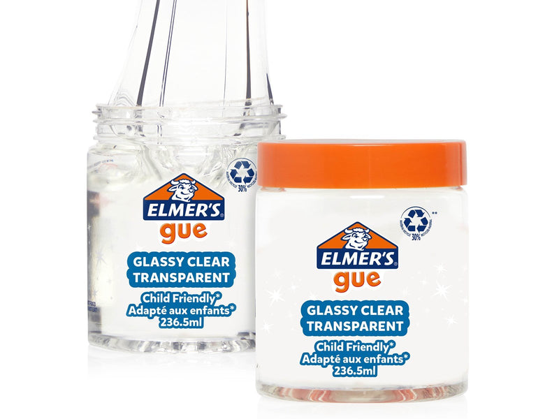 Elmer's Gue vorgefertigter Schleim | glasklarer Schleim | 236,5 ml | 1 Stück