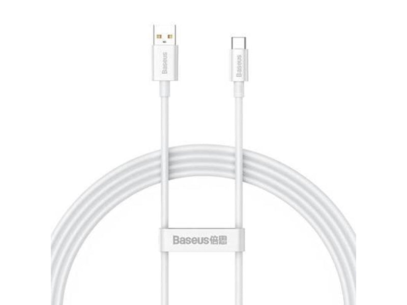 Baseus Cable USB do USB-C  Superior 100W 1.5m (white)