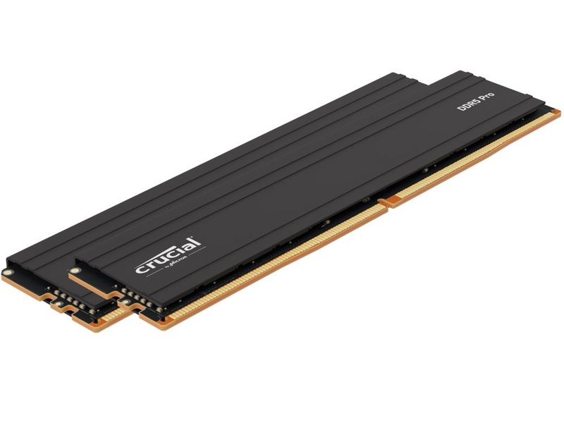 Crucial PRO DDR5-5600 - 64GB - CL46 - Dual Channel (2 pcs) - AMD EXPO - Schwarz