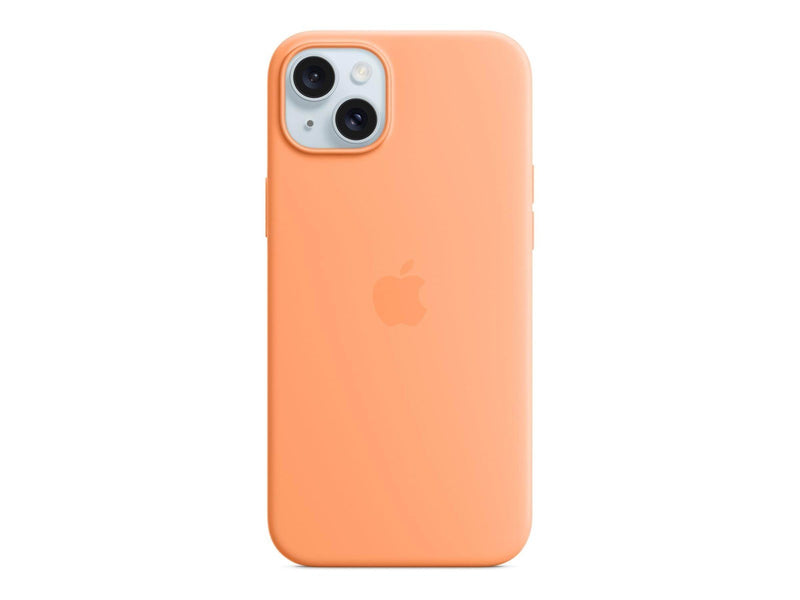 Apple iPhone 15 Plus Silicone Case with MagSafe - Orange Sorbet