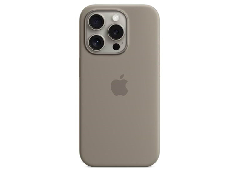 Apple iPhone 15 Pro Silicone Case with MagSafe - Clay