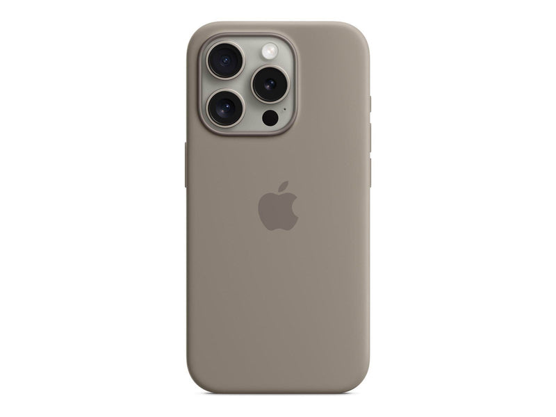 Apple iPhone 15 Pro Silicone Case with MagSafe - Clay