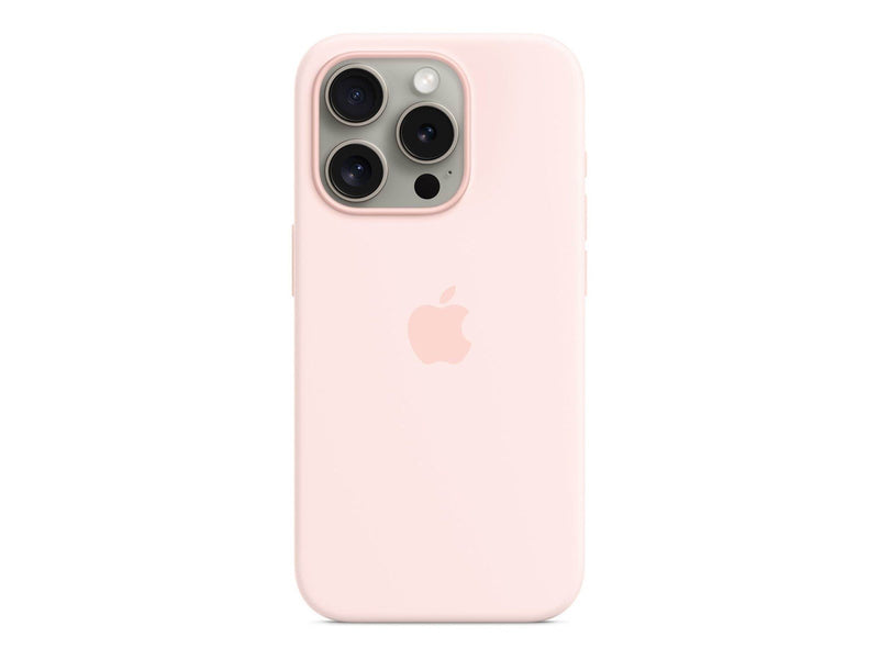 Apple iPhone 15 Pro Silicone Case with MagSafe - Light Pink