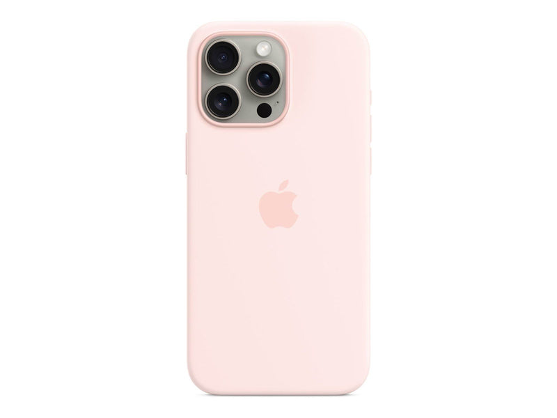 Apple iPhone 15 Pro Max Silicone Case with MagSafe - Light Pink