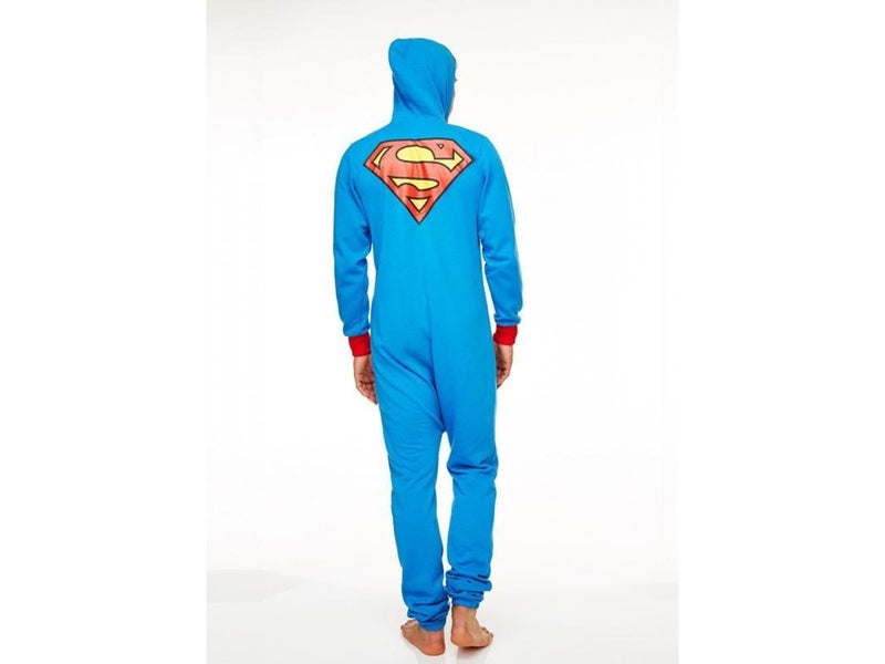 Groovy UK - Superman DC Comics - Jumpsuit - Blue Logo - Adult