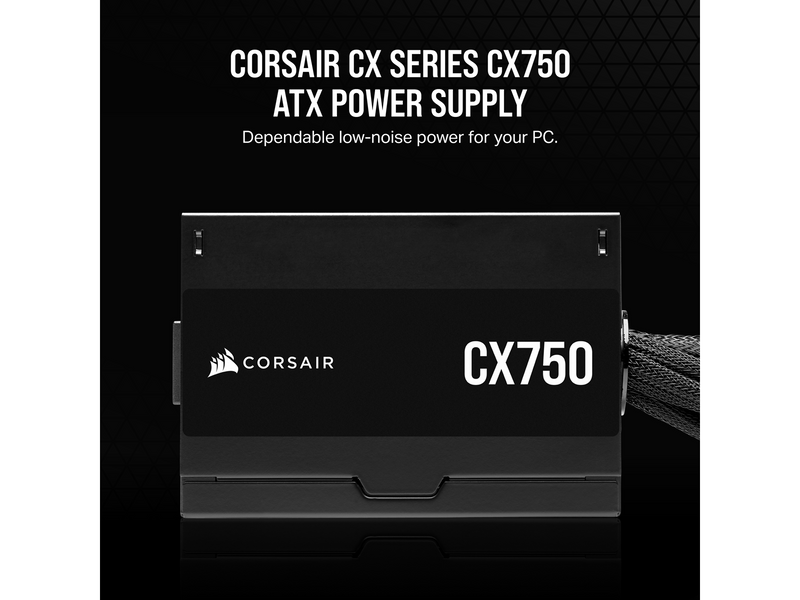 Corsair CX750 Netzteile - 750 Watt - 120 mm - ATX 2.4 - 80 Plus Bronze zertifiziert
