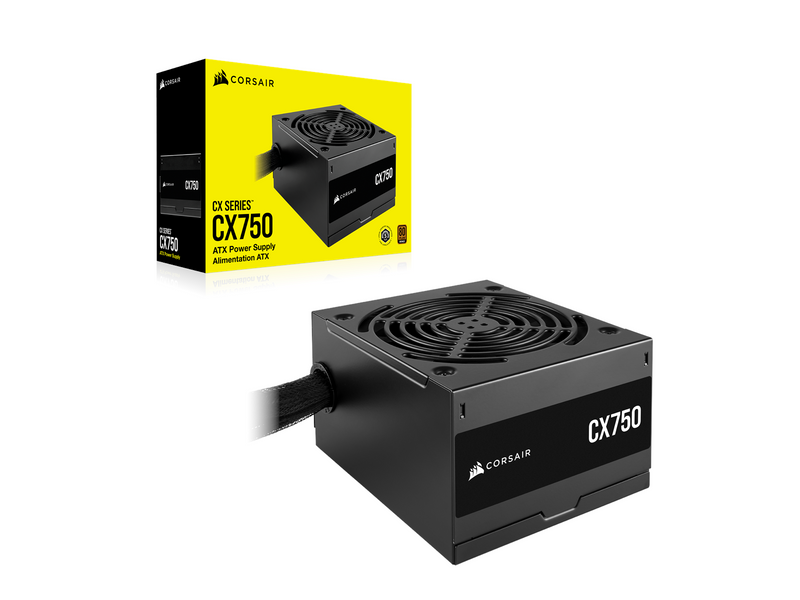 Corsair CX750 Netzteile - 750 Watt - 120 mm - ATX 2.4 - 80 Plus Bronze zertifiziert