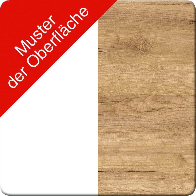 GERMANIA GW-LIONI Aktenschrank 4195-513 - 120cm Höhe - weiß/navarra-eiche