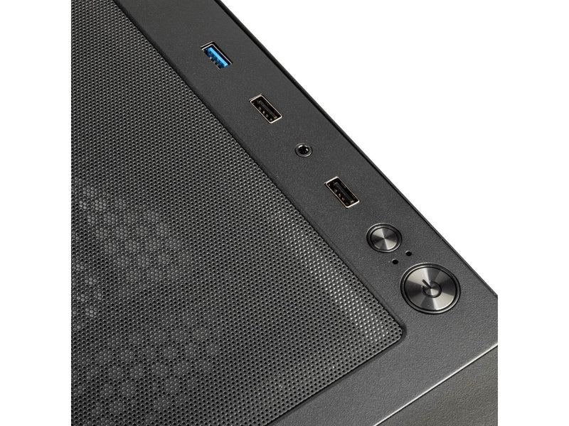 Kolink Observatory HF Mesh ARGB Midi Tower Case - Black - Gehäuse - Desktop - Schwarz